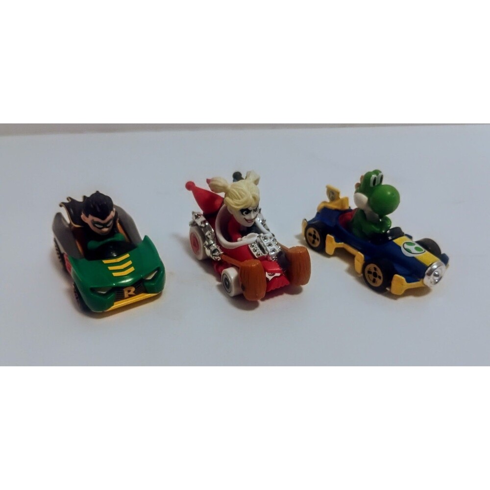 MATTEL HOT WHEELS DC COMICS RACERVERSE & NINTENDO MARIO KART DIECAST LOT